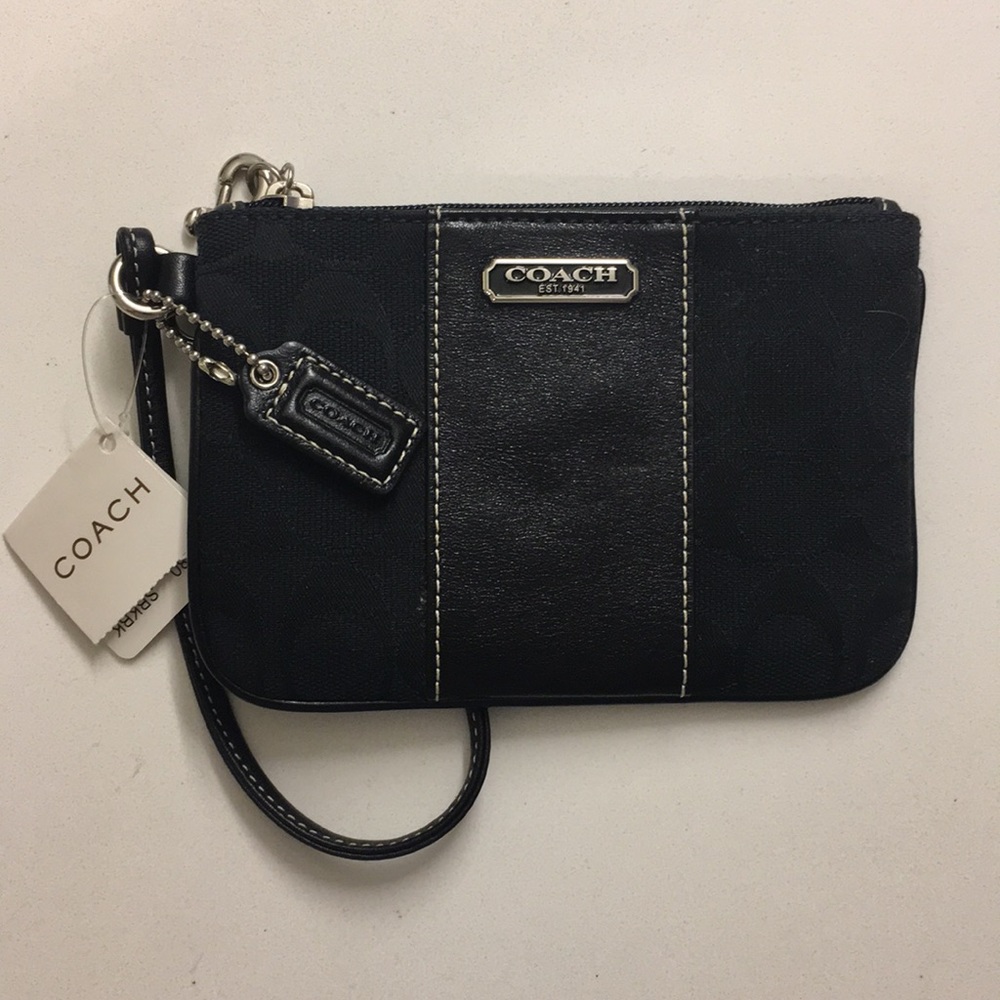 Coach Signature Wristlet